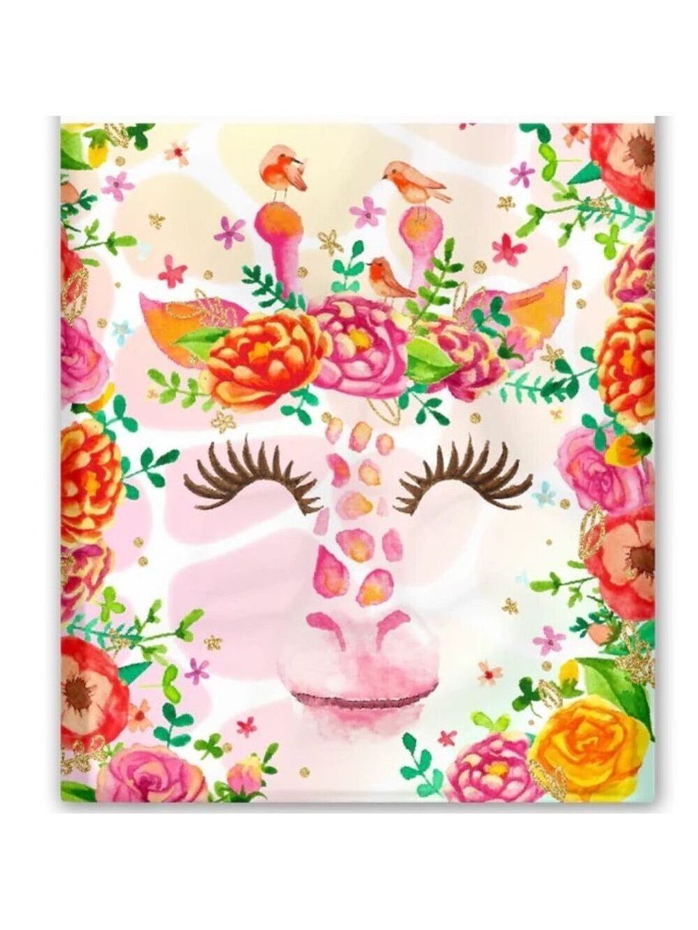 25 10X13 Poly Mailers Cute Floral Giraffe, Shipping Envelopes PRICE IS FIRM - Picture 8 of 8